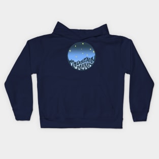 Mountain Mama Word Art Kids Hoodie